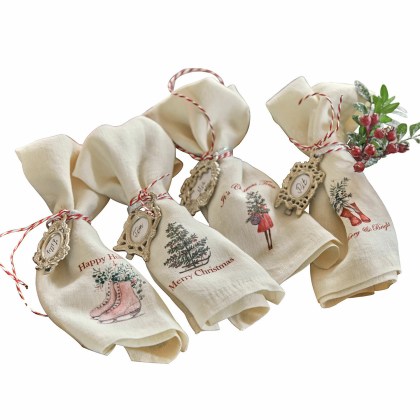 Serviette 4er Set Merry & BrightServiette 4er Set Merry & Bright – Bild 3