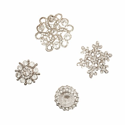 Deko-Pins 4er Set Brillliant PinsDeko-Pins 4er Set Brillliant Pins – Bild 3