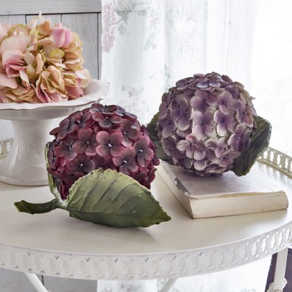 Dekoblume 2er Set HortensieDekoblume 2er Set Hortensie – Bild 2