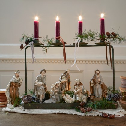 Krippenfiguren 9er Set Caprinas