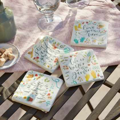 Untersetzer 4er Set Happy Untersetzer 4er Set Happy