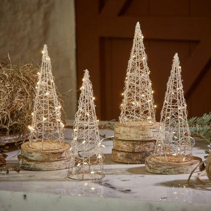 LED-Baum 4er Set Velkrin LED-Baum 4er Set Velkrin