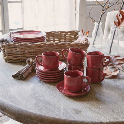 Tasse mit Untertasse 6er Set Biarré Tasse mit Untertasse 6er Set Biarré