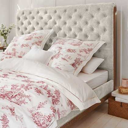 Bettwäsche Toile rouge Bettwäsche Toile rouge