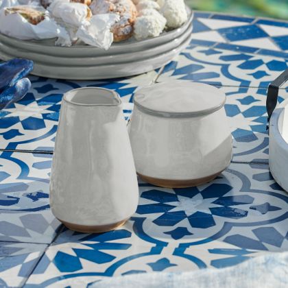 Zuckerdose und Milchkännchen Biarré Zuckerdose und Milchkännchen Biarré