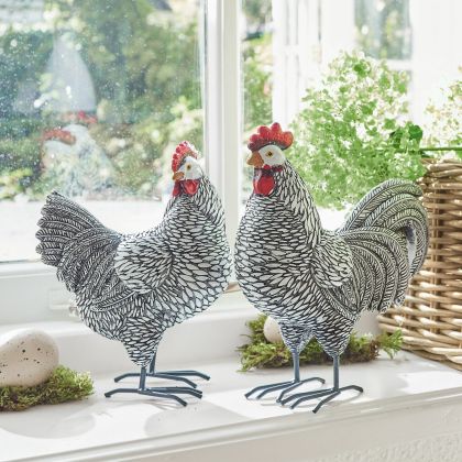 Deko-Huhn 2er Set Mannis Deko-Huhn 2er Set Mannis