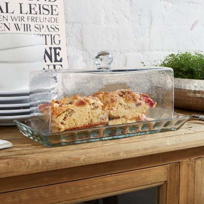 Glasglocke mit Platte Nelia Glasglocke mit Platte Nelia