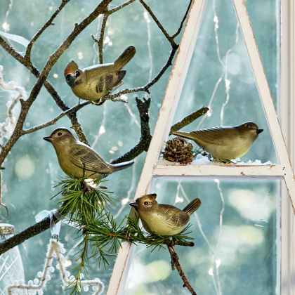 Vogel 4er Set Pompaire Vogel 4er Set Pompaire