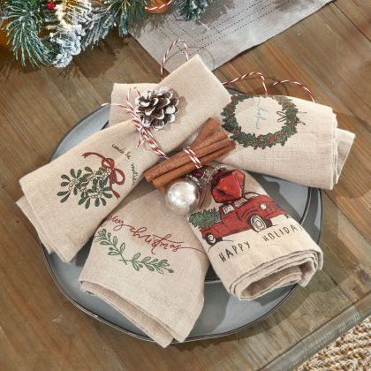 Serviette 4er Set Camon Serviette 4er Set Camon