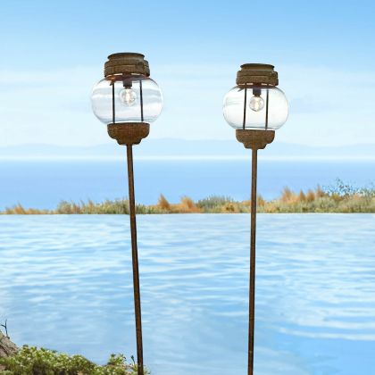 Solar-Laterne 2er Set Nayalif Solar-Laterne 2er Set Nayalif