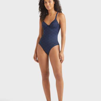 Vilebrequin - Turtle Monogram Jacquard Badeanzug Mit Bügeln Für Damen - Bademode - Leonita - Blau - Größe M – Bild 3