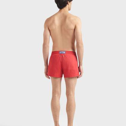 Vilebrequin - Kurze Jacquard Turtles Badeshorts Für Herren - Bademode - Manta - Rot - Größe S – Bild 4