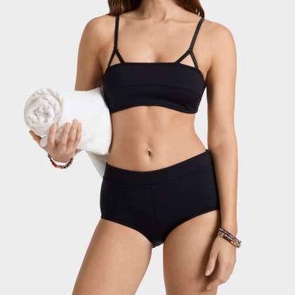 Vilebrequin - Solid Sculpting Midi-bikinihose Für Damen - Bademode - Lighta - Schwarz - Größe S – Bild 3