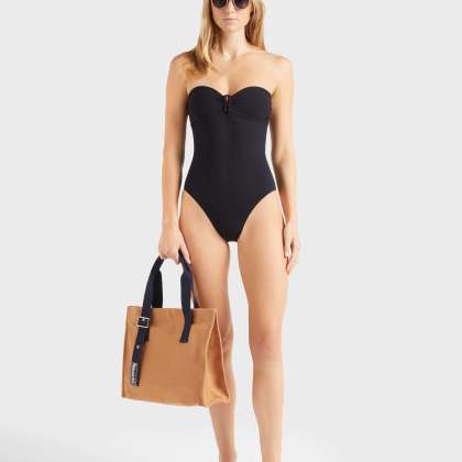 Vilebrequin - Solid Bandeau-badeanzug Für Damen - Bademode - Lucette - Schwarz - Größe XL – Bild 5