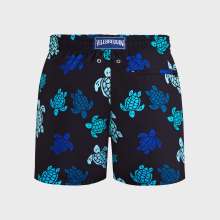Vilebrequin - Ultraleichte Und Verstaubare Tortues Multicolores Badeshorts Für Herren - Bademode - Mahina - Schwarz - Größe XXL
