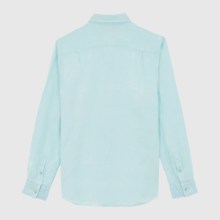 Vilebrequin - Natural Dye Leinenhemd Für Herren - Hemd - Caroubis - Blau - Größe S