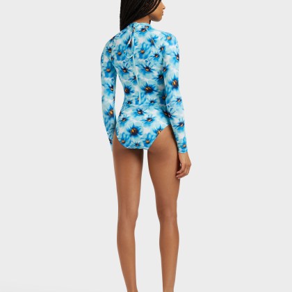 Vilebrequin - Einteiliger Poppies Rashguard Mit Uv-schutz Für Damen - Rashguard - Lexane - Blau - Größe XS – Bild 4