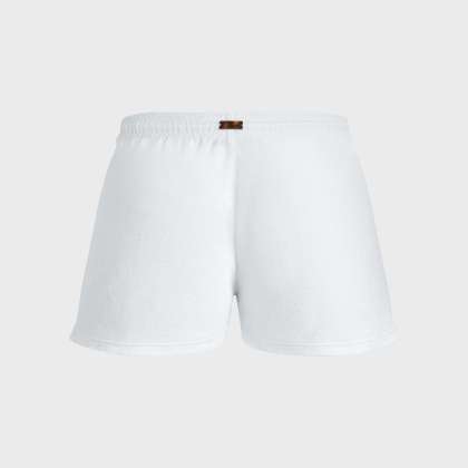 Vilebrequin - Solid Frottee-shorts Für Damen - Shorty - Liona - Weiss - Größe XL – Bild 2