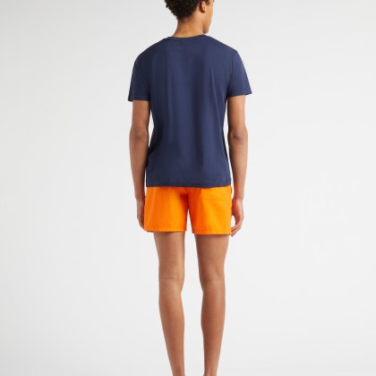 Vilebrequin - T-shirt Aus Baumwolle Mit Logoprägung Für Herren - T-shirt - Portisol - Blau - Größe XL – Bild 4