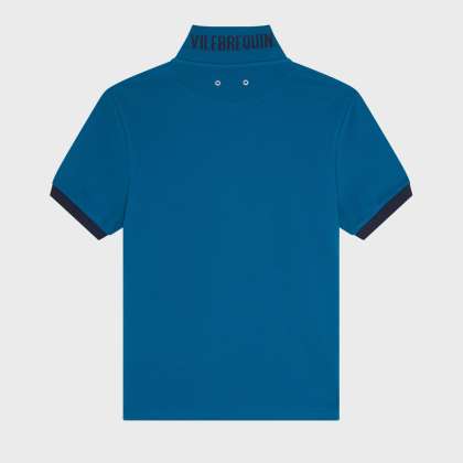Vilebrequin - Solid Polohemd Aus Baumwolle Für Herren - Polohemd - Palatin - Blau - Größe XXXL – Bild 2