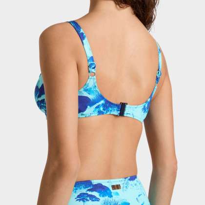 Vilebrequin - Coral Reef Bikinioberteil Mit Bügel Für Damen - Bademode - Leona - Blau - Größe S – Bild 3