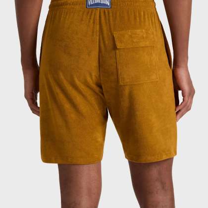 Vilebrequin - Jacquard-bermudashorts Aus Frottee - Bermuda - Bolide - Marone - Größe XL – Bild 4