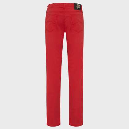 Vilebrequin - Herrenhose Aus Tencel-gabardine Im 5-taschen-design - Jeanshose - Gbetta18 - Rot - Größe 34 – Bild 2