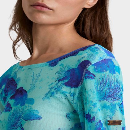 Vilebrequin - Langes Coral Reef Tüllkleid Für Damen - Kleid - Lisabeth - Blau - Größe XS – Bild 5