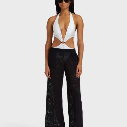 Vilebrequin - Shiny Solid Stretch Trikini Für Damen - Bademode - Fresh - Weiss - Größe XL – Bild 5