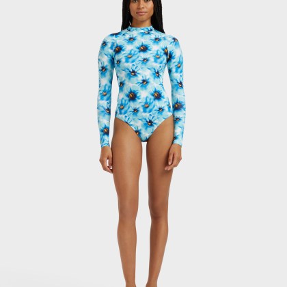 Vilebrequin - Einteiliger Poppies Rashguard Mit Uv-schutz Für Damen - Rashguard - Lexane - Blau - Größe M – Bild 3