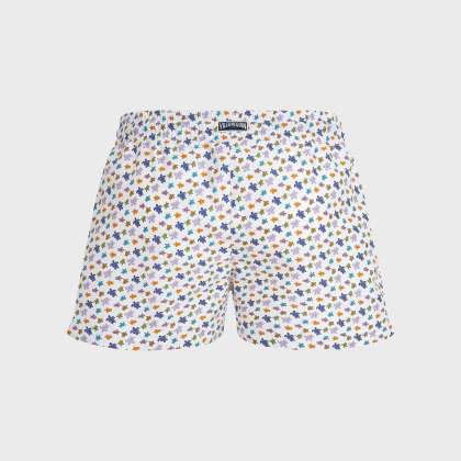 Vilebrequin - Micro Ronde Des Tortues Badeshorts Für Damen - Shorty - Fabya - Weiss - Größe M – Bild 2