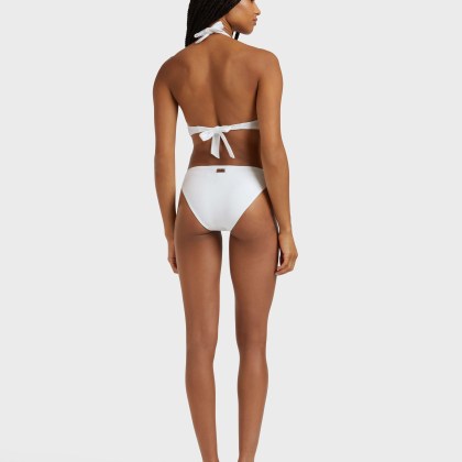 Vilebrequin - Shiny Solid Stretch Trikini Für Damen - Bademode - Fresh - Weiss - Größe L – Bild 4