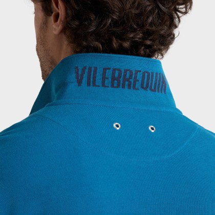 Vilebrequin - Solid Polohemd Aus Baumwolle Für Herren - Polohemd - Palatin - Blau - Größe XXL – Bild 6