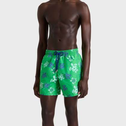 Vilebrequin - Soccer Turtles Badeshorts Für Herren - Bademode - Moorea - Grün - Größe XXL – Bild 3
