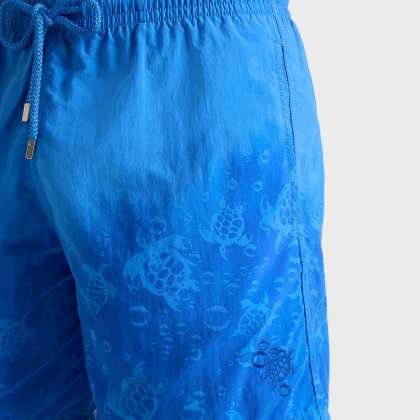 Vilebrequin - Mit Wasser Reagierende Bubble Turtles 3d Badeshorts Für Herren - Bademode - Moorea - Blau - Größe XXXL – Bild 5