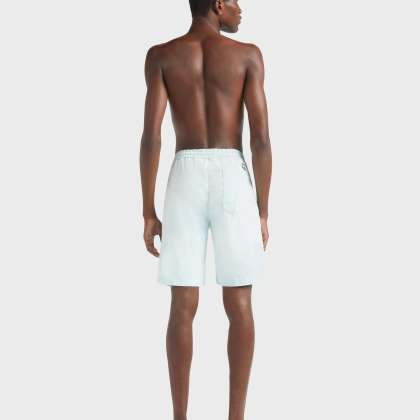 Vilebrequin - Satin-bermudashorts Aus Tencel Und Baumwolle Für Herren - Bermuda - Levant - Blau - Größe 42