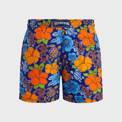 Vilebrequin - Tropical Turtle Badeshorts Für Herren - Bademode - Moorea - Blau - Größe XS – Bild 2