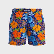 Vilebrequin - Tropical Turtle Badeshorts Für Herren - Bademode - Moorea - Blau - Größe M