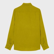 Vilebrequin - Einfarbiges Hemd Aus Leinen Für Herren - Hemd - Caroubis - Grün - Größe S