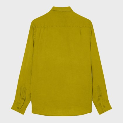 Vilebrequin - Einfarbiges Hemd Aus Leinen Für Herren - Hemd - Caroubis - Grün - Größe L – Bild 2