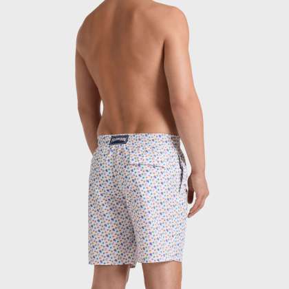 Vilebrequin - Lange Micro Ronde Des Tortues Badeshorts Für Herren - Bademode - Okoa - Weiss - Größe XXL – Bild 4