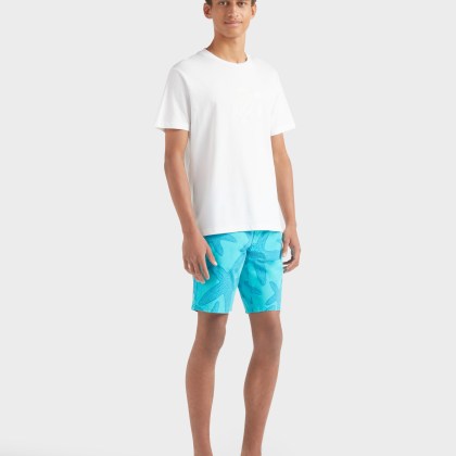 Vilebrequin - T-shirt Aus Baumwolle Mit Farblich Passender Schildkrötenstickerei Für Herren - T-shirt - Portisol - Weiss - Größe XL – Bild 5