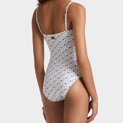 Vilebrequin - Micro Ronde Des Tortues Bustier-badeanzug Für Damen - Bademode - Facette - Weiss - Größe M – Bild 4