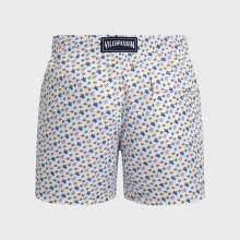 Vilebrequin - Micro Ronde Des Tortues Badeshorts Für Herren - Bademode - Moorea - Weiss - Größe M