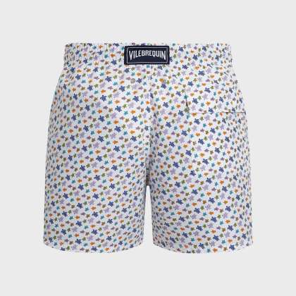Vilebrequin - Micro Ronde Des Tortues Badeshorts Für Herren - Bademode - Moorea - Weiss - Größe XXXL – Bild 2