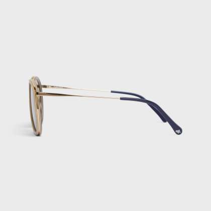 Vilebrequin - Unisex Birchwood Pilotensonnenbrille - Sonnenbrille - Vol2nuit - Grau - Größe OSFA – Bild 2