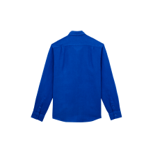 Vilebrequin Einfarbiges Hemd Aus Leinen Für Herren - Caroubis - Blau - Größe L