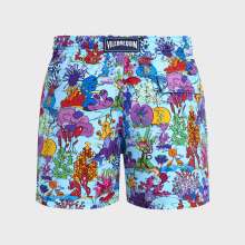 Vilebrequin - Plantes Aquatiques Badeshorts Für Herren - Bademode - Moorea - Blau - Größe L