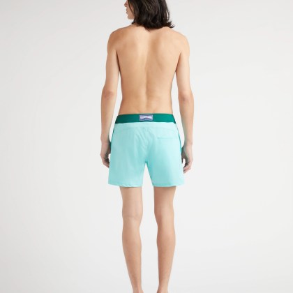 Vilebrequin - Color Block Stretch-badeshorts Mit Flachem Bund Für Herren - Bademode - Merle - Blau - Größe L – Bild 4