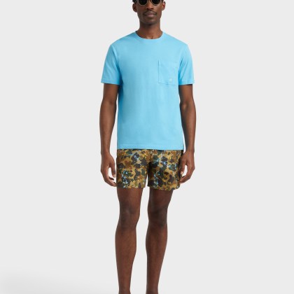 Vilebrequin - Camo Splash Badeshorts Für Herren - Vbq X Palm Angels - Bademode - Moorea - Marone - Größe M – Bild 5